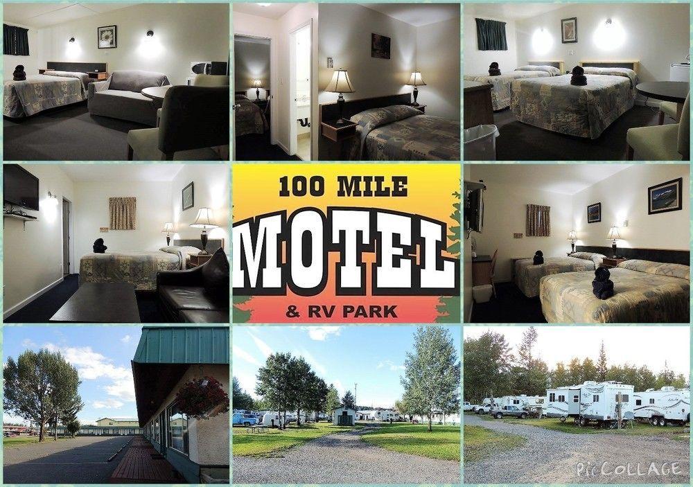 100 Mile Motel & Rv Park 100 Mile House Bagian luar foto