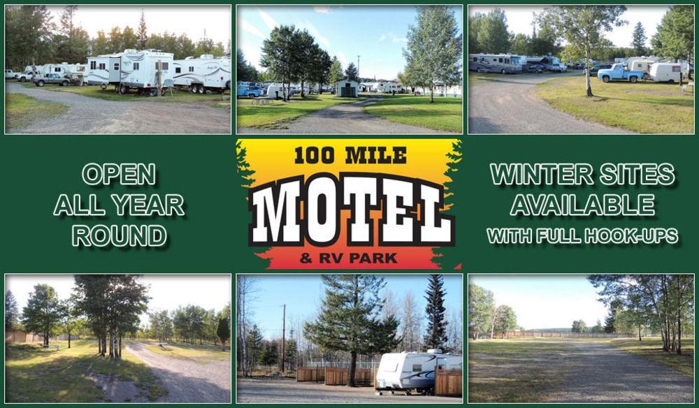 100 Mile Motel & Rv Park 100 Mile House Bagian luar foto